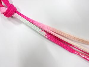 未使用品　正絹　手組帯締め